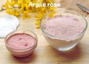type dargile selon le type de peau argile rose
